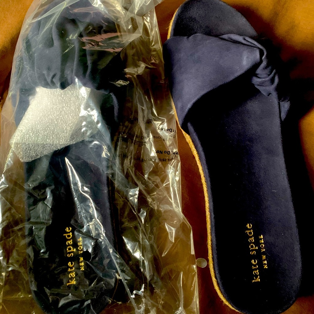 Kate spate flip flop Dark blue , size 10